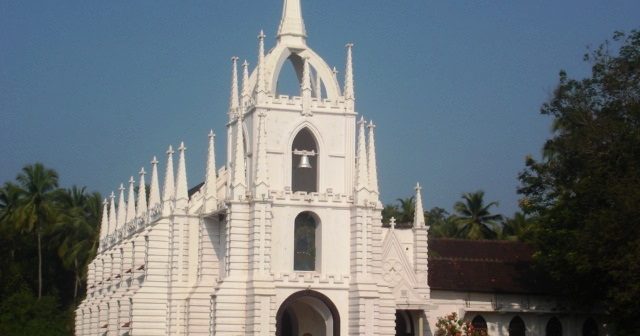 Mae De Deus Church in Saligao