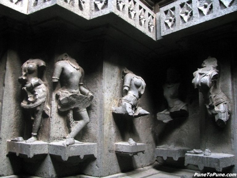 Remains of the sculptures
