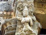 Apsara on entrance pillar