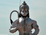 A mighty Hanuman statue on Jammu highway