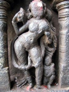 Darpan-Sundari (Apsara with mirror)