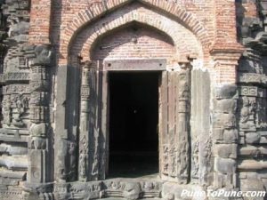 Brick work on the entrance