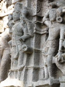 Sculptures on the pillars