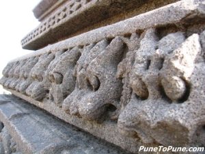 Lion Heads on the border