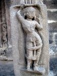 Apsara on the temple pillar