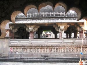 Shiva temple from the corridor