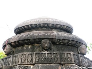 Temple top with Devi Mukhas