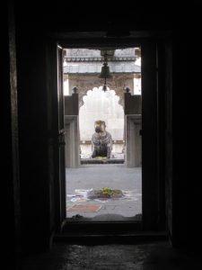 From inside the abode