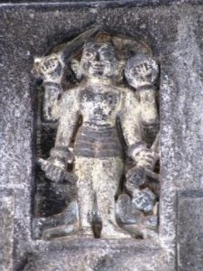 Bhairava on the Shiva's entrance