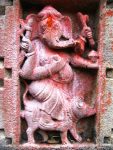 Ganesha on his mount - the Mushaka (mouse)