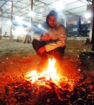 Hot tea in a cold Night