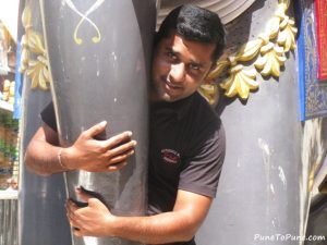 an Idiot toying with an Elephant