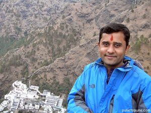 Aerial view of Vaishno Devi