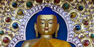 The Buddha at the Dalai Lama temple